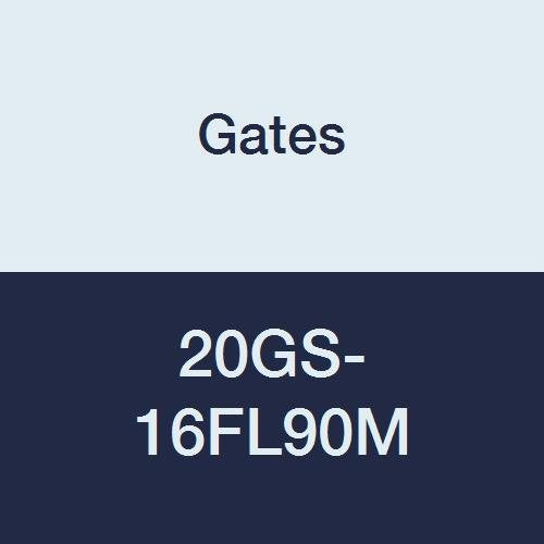 GlobalSpiral Couplings Gates 20GS-16FL90M, Code 61 O-Ring Flange, Zinc Plated Carbon Steel, 6.30", 90° Bent Tube, 1 1/4" ID