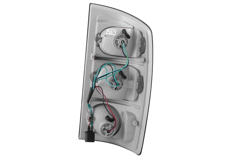 Chrome Euro Tail Light Set-Clear Lens ANZO USA 211043