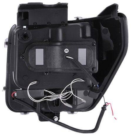Dodge Nitro Anzo USA 111140 Projector Halo Black Clear Amber Headlight Assembly - (Sold in Pairs)
