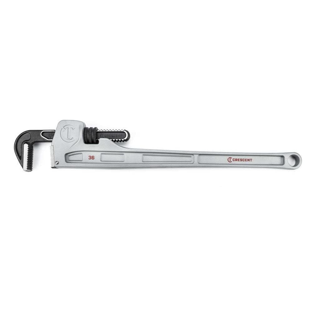 Crescent Pipe Wrench Aluminum - Plumbing, Mechanic, Home Improvement & Repair Tool - Adjustable Wrench - 36" - CAPW36