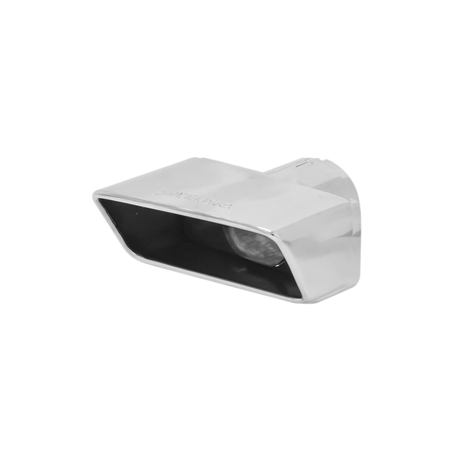 Flowmaster Exhaust Tip 15393 3 x 7 Inch Rectangle Square Rolled Angle Cut Polished 304 Stainless Steel Fits 3 Inch Tubing Right Hand