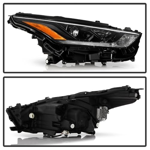 Toyota Highlander Spyder (OE) 20-23 XSE (Color Not fit LE/XLE/Limited/Bronze Edition/Platinum) w/LED DRL Projector Headlight - OE Black Right