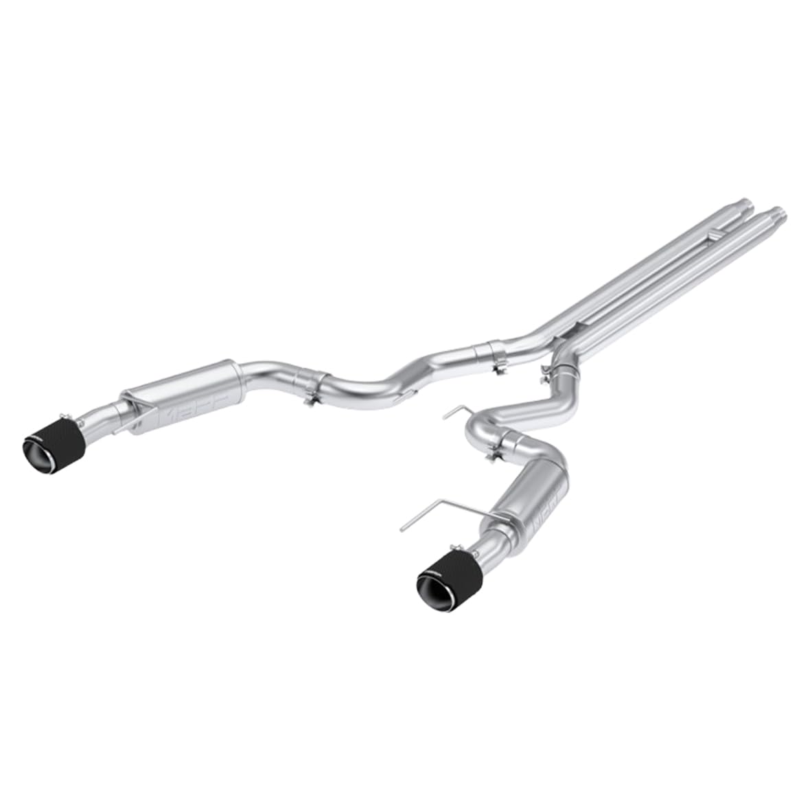 2024 Ford Mustang GT S650, MBRP 5.0L Cat-Back Dual Split Rear with Carbon Fiber Tips, Race Version