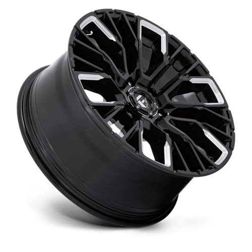 D849 REBAR FUEL OFF-ROAD 20X9, 6X5.5, 5.79, 20mm GLOSS BLACK MILLED - D84920908457