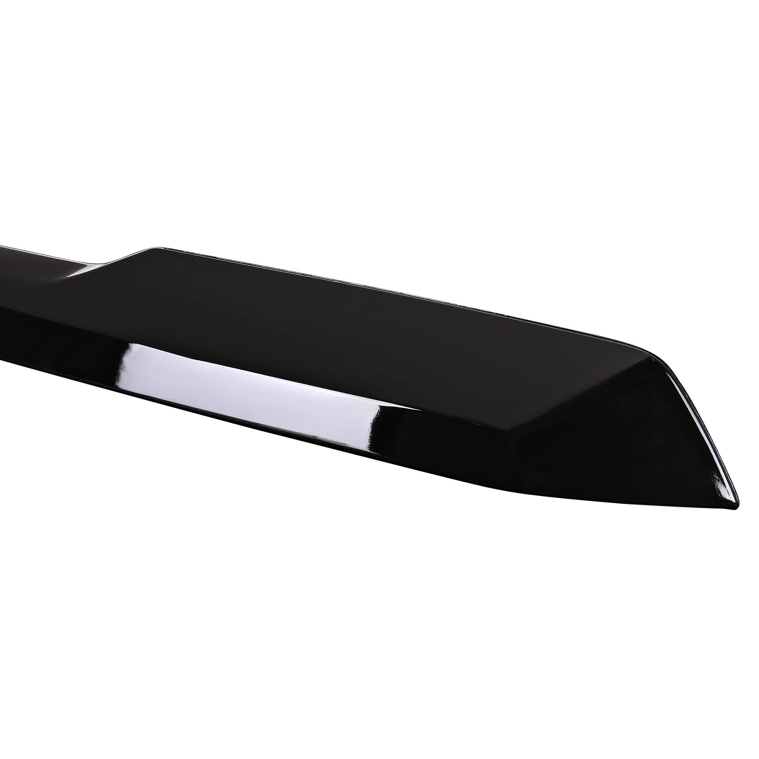 Glossy Black Spec-D Tuning Factory Style Front Upper Grille Moulding Trim Compatible with 2021-2022 GMC Yukon XL