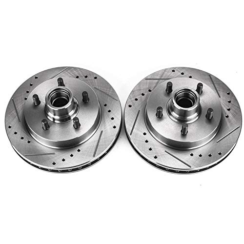 Power Stop Rear AR8265XPR Drilled & Slotted Rotor Pair For Chevrolet Camaro 1998-2002, Pontiac Firebird 1998-2002 [Model Specific]