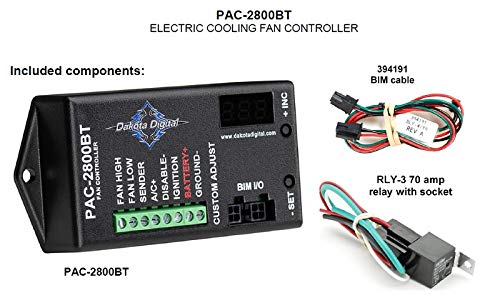 Dakota Digital Electronic Fan Controller PAC-2800BT 70 Amp with Bluetooth Control
