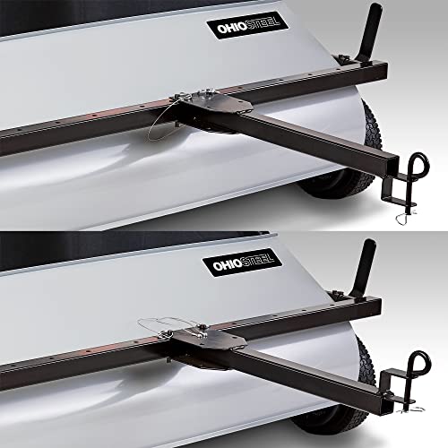 Lawn Sweeper Ohio Steel 4222V2, 22 cu.ft, Gray