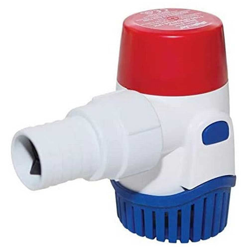 Rule 25 25DA-24 Marine Bilge Pump, Non-Automatic, 500 GPH, 24 Volt, Beige