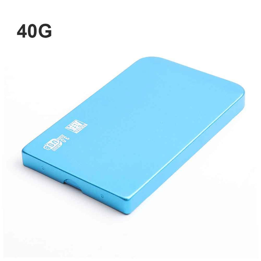 beiyoule 40G External Hard Drive 120G 500G 1T Portable HDD - USB 3.0 Portable External Hard Drive for XP, for WIN7/8/10, Desktop, MAC, Laptop,Compatible with Xbox-One
