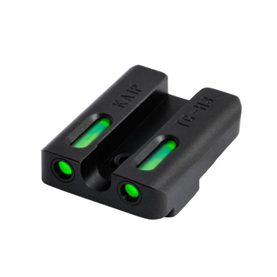 TRUGLO Handgun TFX PRO Sight | Compact Snag-Free Durable Shock-Resistant Glowing Tritium & Fiber-Optic Xtreme Night Sight with High Contrast Orange Front Ring, Compatible with Kahr Handguns