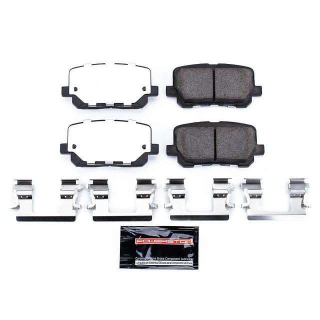 Power Stop Z26 Rear Z26-1766 Carbon-Fiber Ceramic Brake Pads For Dodge Charger 2014-2023 [Model Specific]