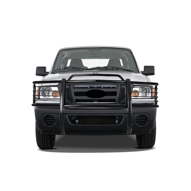 Bumper Guard Black Horse Grille brush Modular Black Compatible with 2001-2012 Ford Ranger|2001-2012 Ford Ranger-17FR20MA