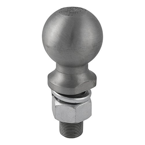 CURT 40042 Trailer Hitch Ball Raw Steel, 12,000 lbs, 2-5/16-Inch Diameter, 1 x 2-1/4-Inch Shank
