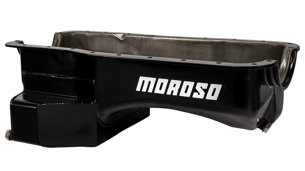 Rear Sump Moroso 20527 Oil Pan with Road Race Baffling for Ford 302 Engines