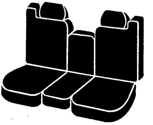 Custom Fit Fia TR48-16 BLACK Front Seat Cover Split Seat 40/20/40 - Saddle Blanket, (Black)