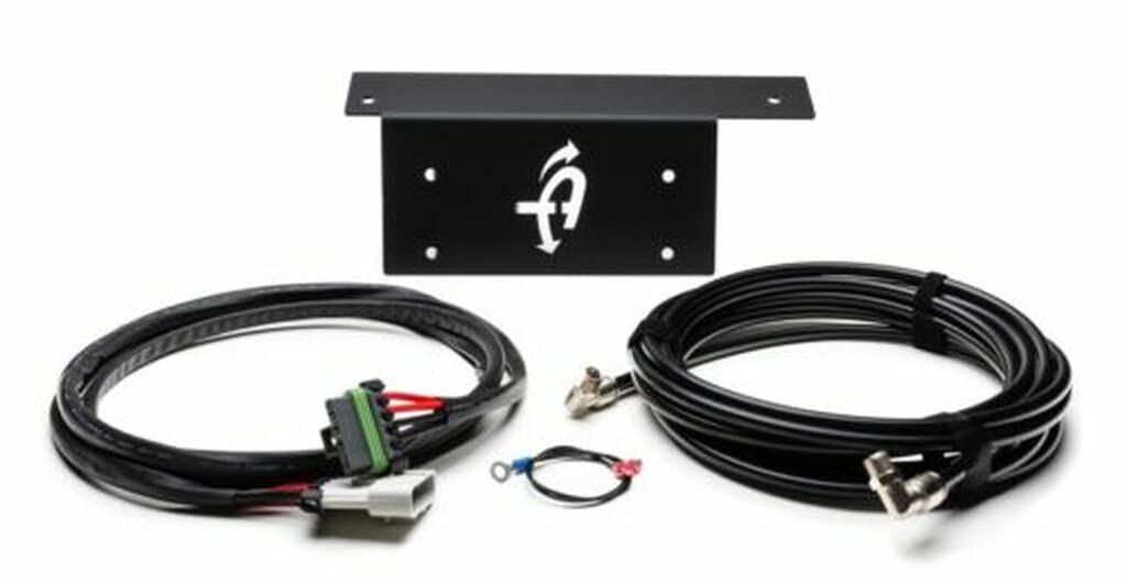 Twin Compressor Mount & Connection Kit - Up Down Air - JK & JL Cargo Area for ARB & EGOI II Dual Air Twin Compressor - Black