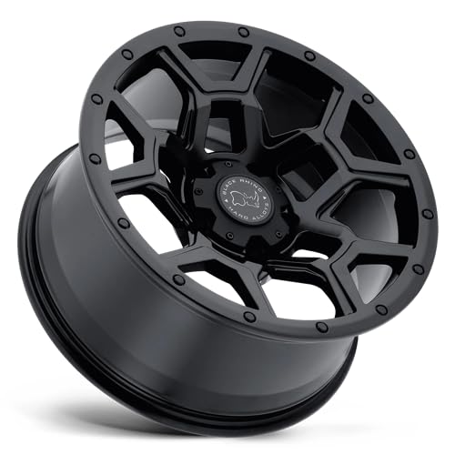 Overland Black Rhino 17x8 5x4.5" +35mm Matte Black Wheel Rim 17" Inch 1780VRL355114M76