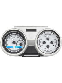 Dakota Digital VHX Analog Dash Gauge System 66 67 Oldsmobile Cutlass Silver Alloy Blue VHX-66O-CUT-S-B