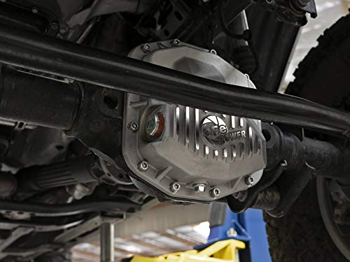 aFe POWER Front Differential Cover Street Series Raw w/Machined Fins - #46-71030A - Jeep Wrangler (JL) 18-23/ Gladiator (JT) 20-23 (Dana M210)