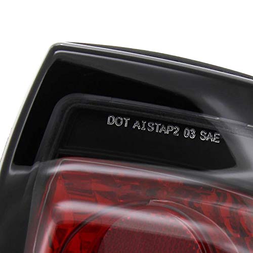 Altezza Euro Tail Trunk Lights SPEC-D TUNING Compatible with Chevy Cavalier 3Pc Left + Right Pair Assembly