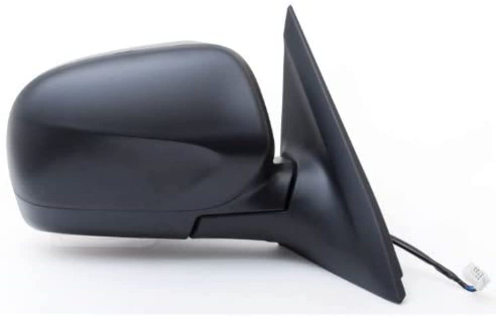 Mirror Passenger Side for Subaru Forester, Black, PTM Cover, Foldaway, Power
