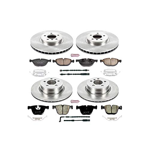 Power Stop Autospecialty KOE6010 Front and Rear Replacement Brake Kit-OE Brake Rotors & Ceramic Brake Pads