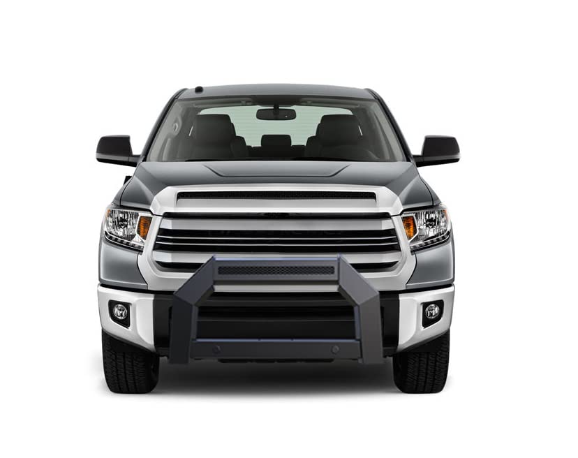 Bull Bar Black Horse Armour No Skid Plate Matte Black Compatible with 2007-2021 Toyota Tundra-AB-TO10-NL