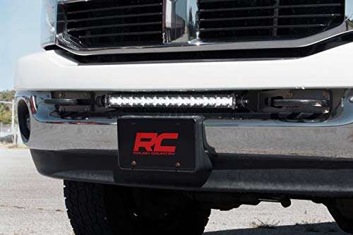 20" Rough Country Single Row LED Light Bar Bumper Kit for Ram 2500/3500 (2003-2018)