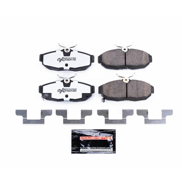 Power Stop Z26 Rear Z26-1562 Carbon-Fiber Ceramic Brake Pads For Ford Mustang 2012 [Model Specific]
