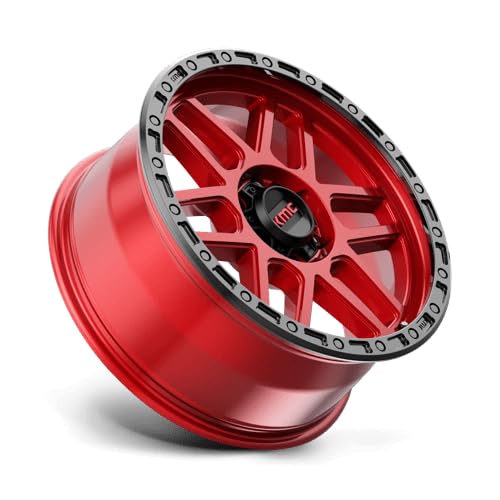 KMC Wheels 20X9 MESA 6X5.55.71 CANDY RED WITH BLACK LIP - KM54429068918