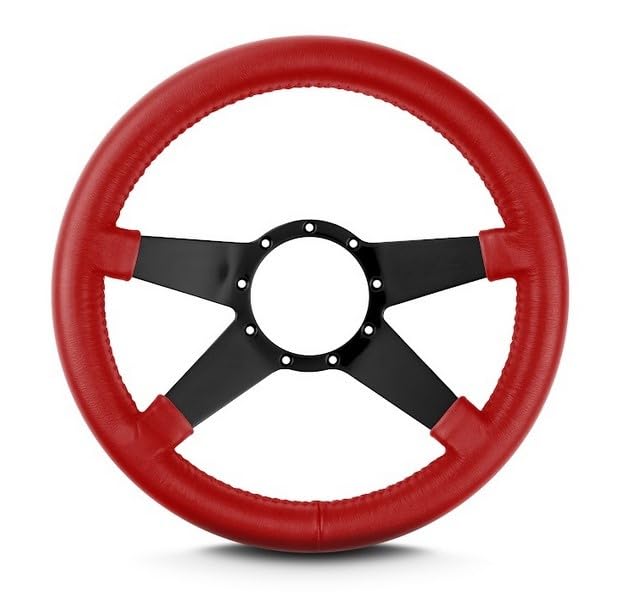 Lecarra Mark 9 95012 Standard Black Thick Grip Bright Red