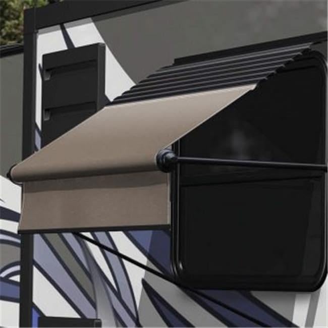 4'6" RV Window Awning Roller Assembly - Solera® Black Fade #V000334967