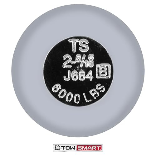 Class IV TOWSMART Chrome Trailer Hitch Ball, 6,000 lb., 2-5/16 in. Ball Diameter, 1 in. x 3 in. Shank