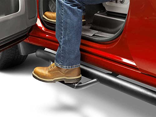 Cab Length N-Fab C1775CC-TX Textured Black Nerf Step - Black-C1775CC-TX