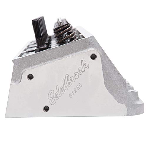 Victor Jr. Series Edelbrock 61255 Cylinder Head 23 Degree Small Block Chevy 220cc