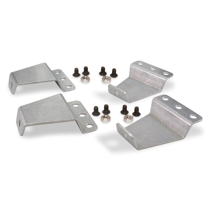 Aluminum Bracket KIT Smoothie Side Mount, 4 Brackets W/Hardware for USE with Part# 50-756 (Sold Seperately)