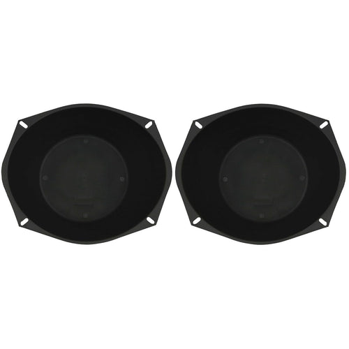 Metra 81-6900 6" x 9" Universal Hard Plastic Car Speaker Baffles (Pair) 6x9
