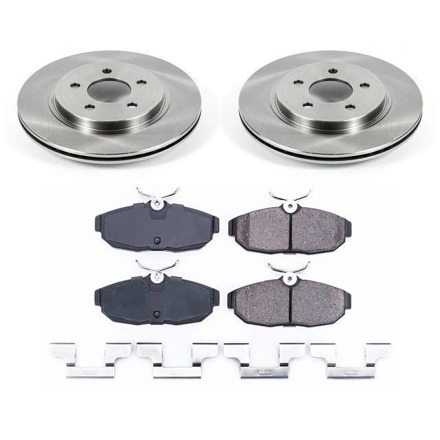 POWERSTOP Autospecialty KOE1384 Rear Replacement Brake Kit-OE Brake Rotors & Ceramic Brake Pads For Ford Mustang 2005-2011 [Model Specific]