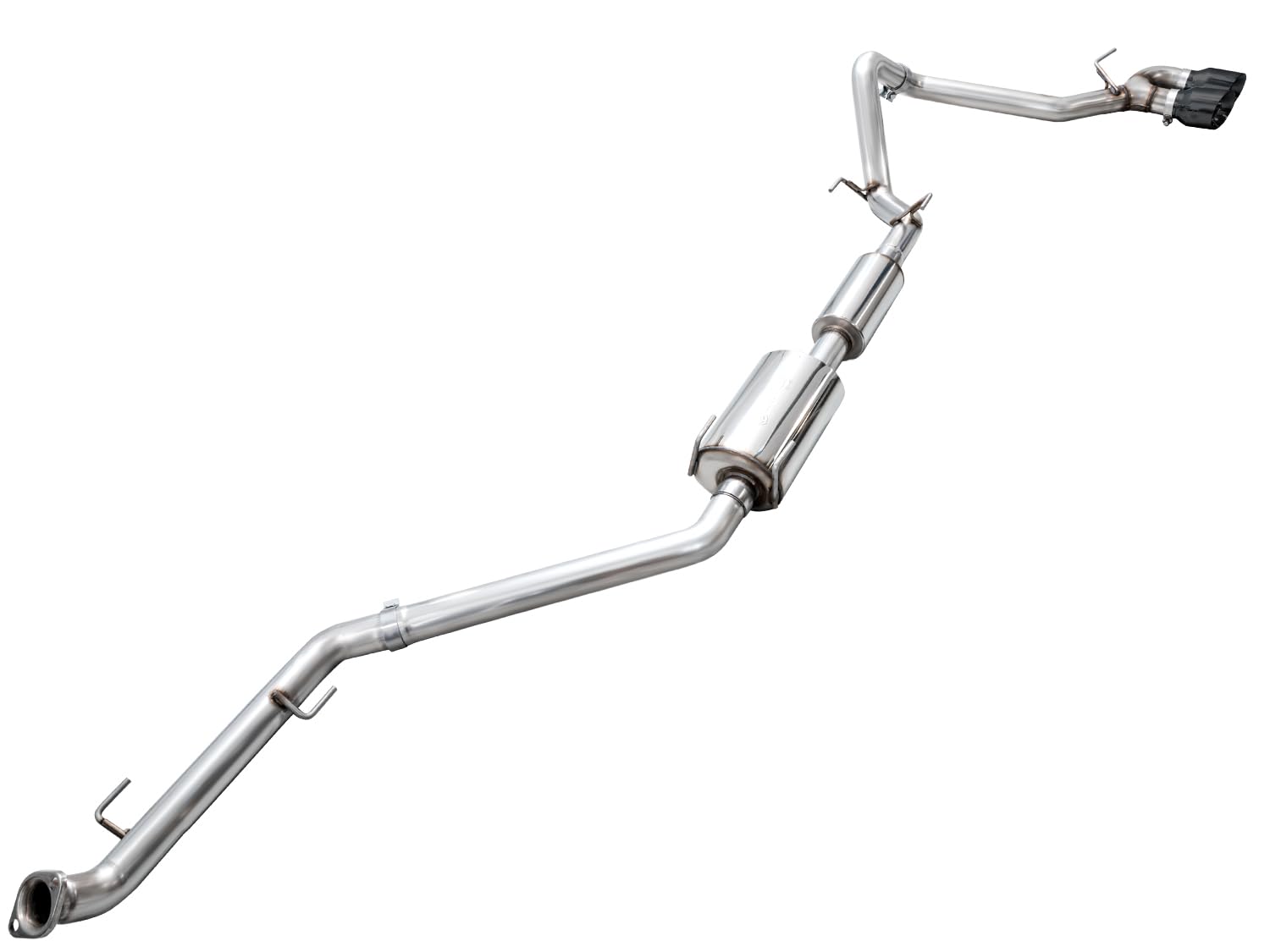 AWE Exhaust 0FG for 4th Gen Toyota Tacoma - Dual Diamond Black Tips