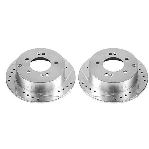 Power Stop JBR1522XPR Evolution Rear Drilled & Slotted Rotor Pair For Kia Forte 2010-2013, Kia Forte Koup 2010-2013, Kia Forte5 2012-2013, Kia Soul 2010-2013 [Model Specific]