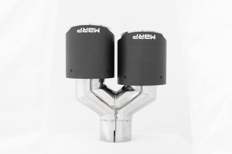 Carbon Fiber MBRP Universal Dual Tip 4in OD/2.5in Inlet