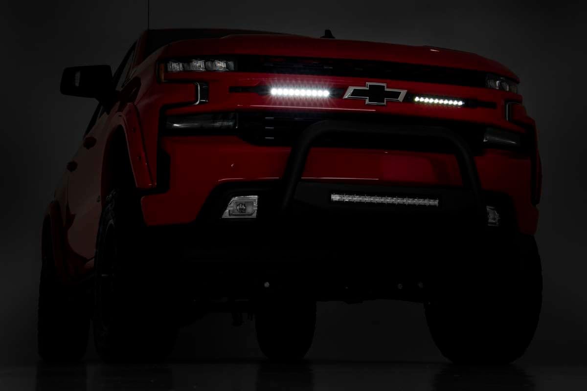 10" Rough Country Black Series Slimline CREE LED Light Bars | Pair - 70410ABL