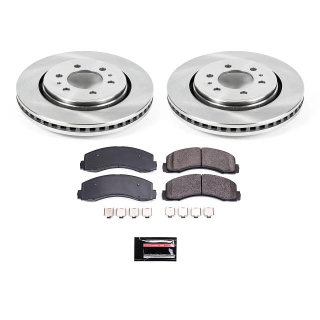 Power Stop Autospecialty KOE3167 1-Click Daily Driver Brake Kits For Ford Expedition 2010-2021, Ford F-150 2010-2020, Lincoln Navigator 2010-2021 [Model Specific]