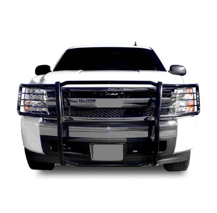 Bumper Guard Black Horse Grille brush Modular Black Compatible with 2014-2018 Chevrolet Silverado 1500-17GT27MA