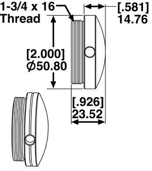 Domed Rubber Foot Specialty Products Company 25605
