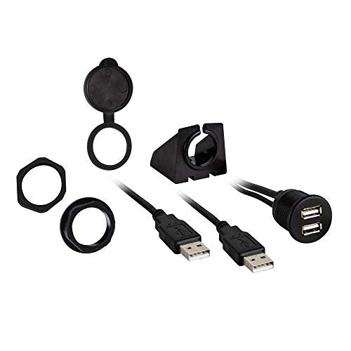 IBR74 Install Bay 3' Dual USB Pass Through Extension, Retail Pack, 1 Pack