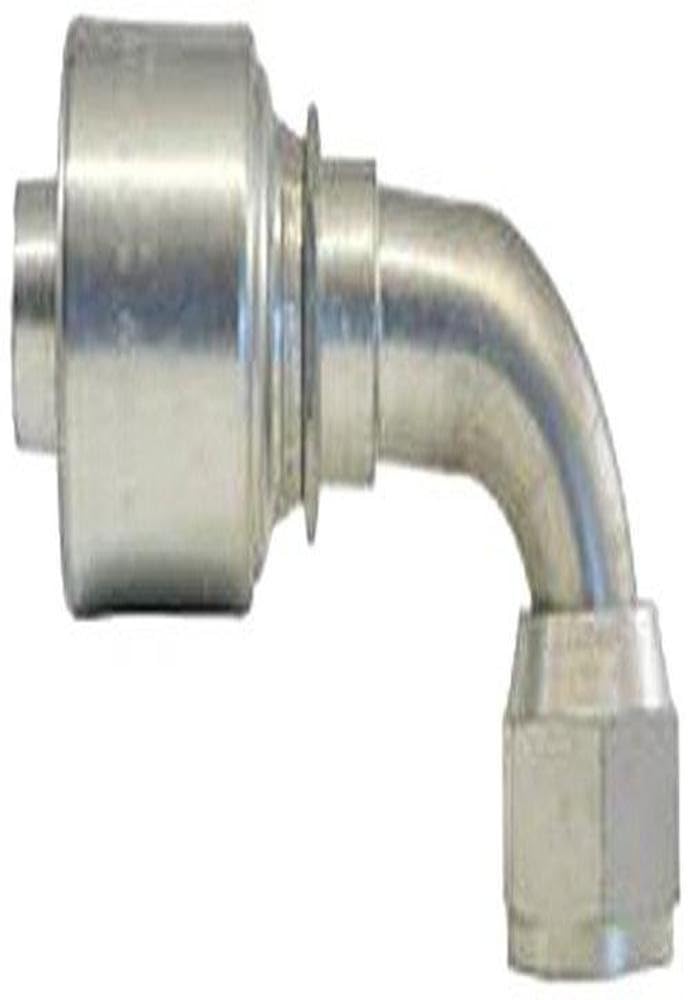 MegaCrimp Couplings Gates 16G-20FJX90S, Female JIC 37 Flare Swivel, Zinc Plated Carbon Steel, 6.18", 1" ID