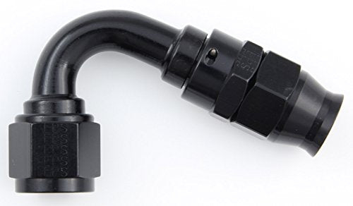 Fragola Performance Systems #6 Real Street 120 Deg. Hose End For Ptfe Hose Black 681206-BL