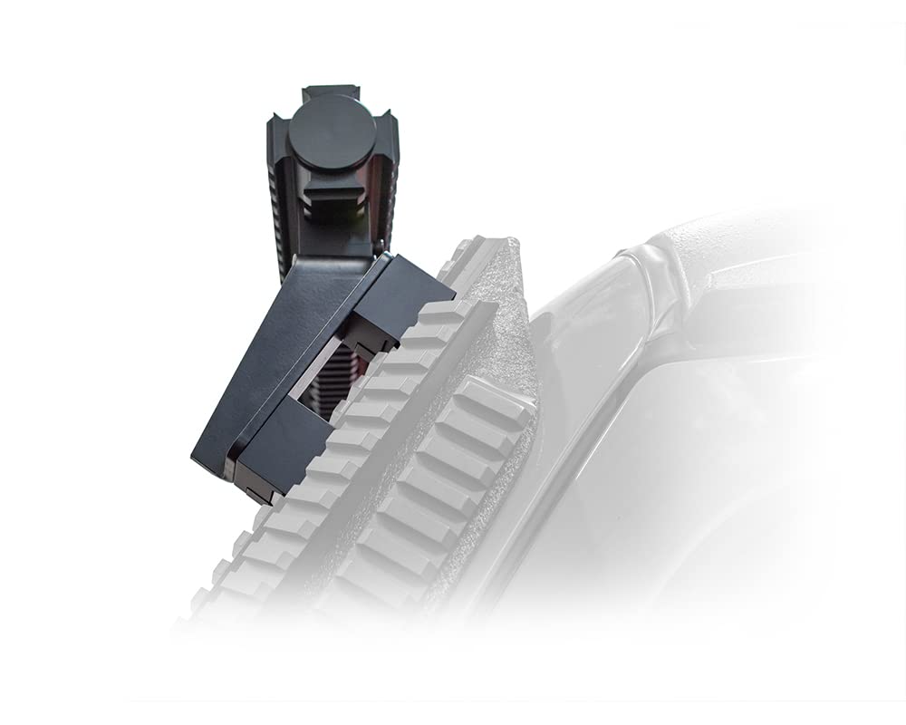 D-JP-190053-RF | DV8 Offroad PIC Rail System Accessory | Roof Bar for DV8 Offroad D-JP-190052-PIL | Aluminum Construction | Optional Accessories | Black Finish